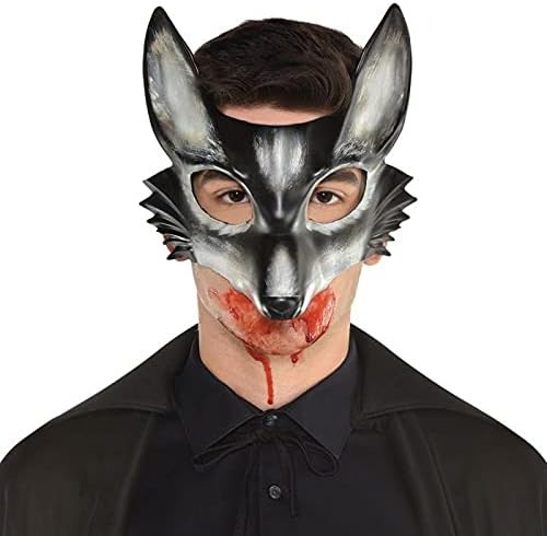 Wolf Plastic Mask Suit Yourself Adult Costume Accessory