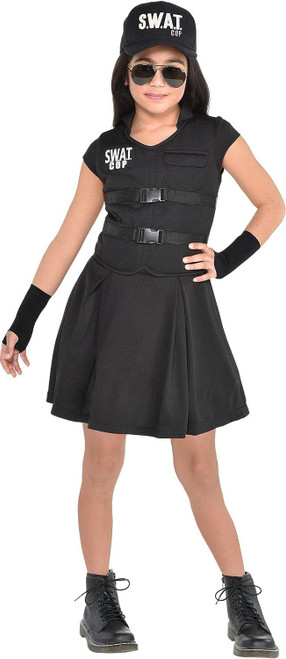 S.W.A.T. Cop Girl Suit Yourself Child Costume