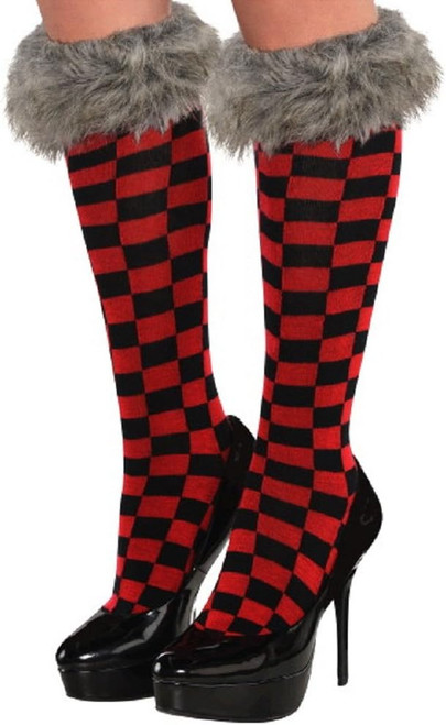 Red Riding Hood Knee Socks Storybook Adult Costume Accessory
