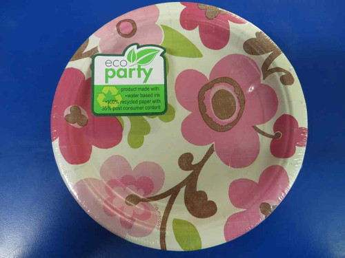 Linen Floral Party 7" Dessert Plates