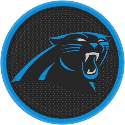 Carolina Panthers NFL Football Sports Party 9" Dinner Plates