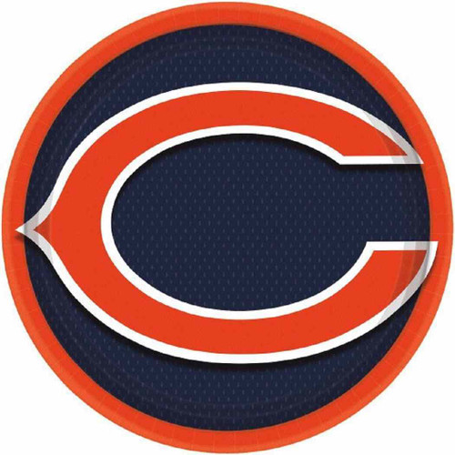 Chicago Bears NFL Football Sports Party 9" Dinner Plates