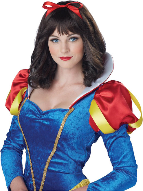 Snow White Wig Adult Costume Accessory