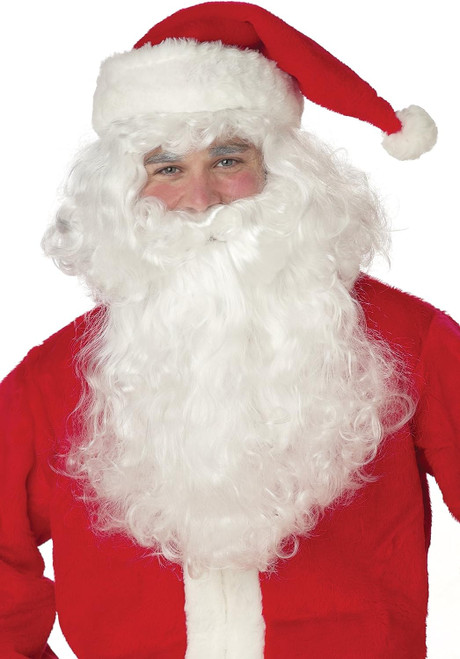 Santa Claus Wig & Beard Christmas Adult Costume Accessory