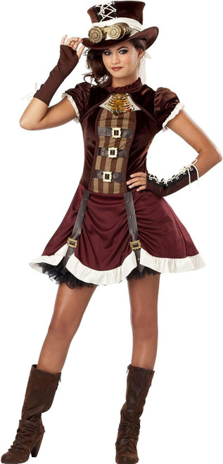 Steampunk Girl Tween Child Costume
