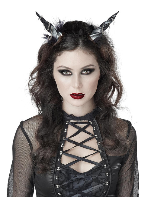 Twilight Temptress Horns Black Adult Costume Accessory