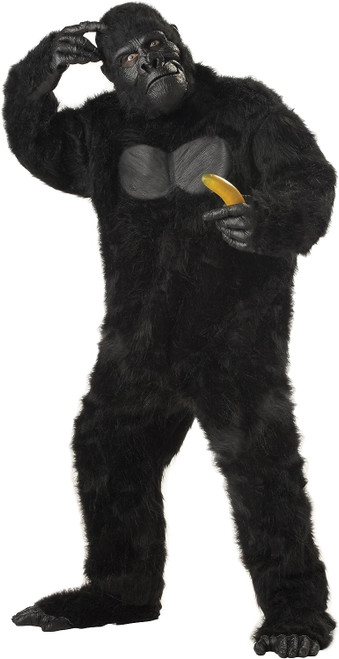 Gorilla Deluxe Adult Costume - BLACK