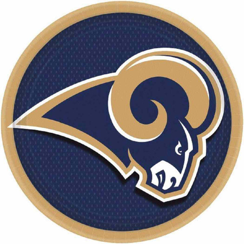 Saint Louis Rams NFL Football Sports Party 9" Dinner Plates