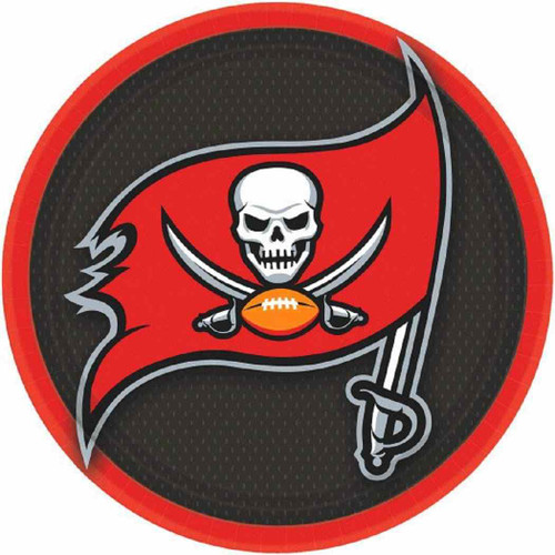 Tampa Bay Buccaneers NFL Football Sports Party 9" Dinner Plates