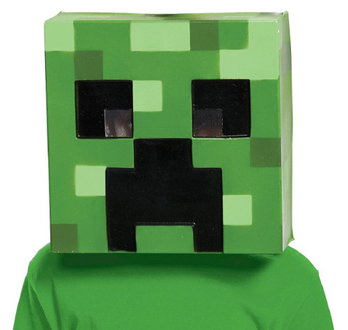 Creeper Mask Minecraft Child Costume Accessory