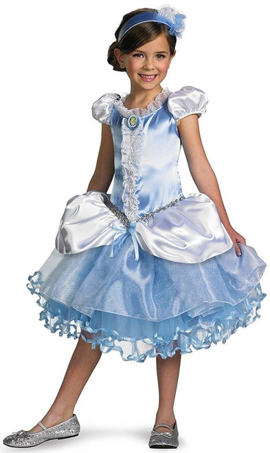Cinderella Tutu Prestige Disney Princess Deluxe Child Costume