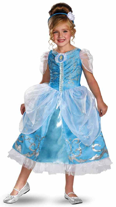Cinderella Sparkle Deluxe Disney Princess Child Costume