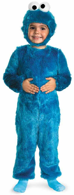 Cookie Monster Comfy Fur Sesame Street Toddler Child Costume