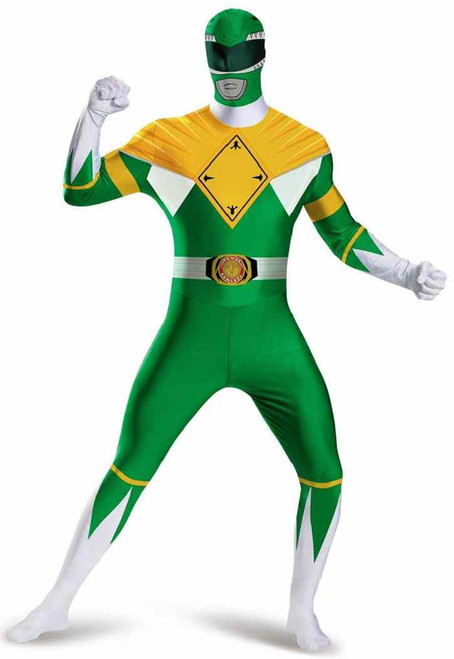 Green Ranger Bodysuit Mighty Morphin Power Rangers Adult Costume
