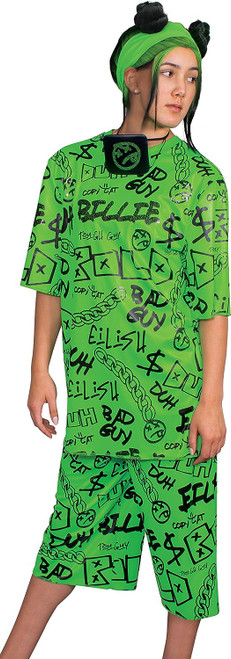 Billie Eilish Classic Green Adult Costume