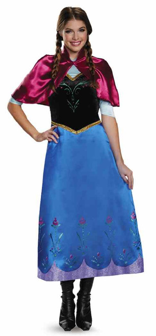 Anna Travelling Disney Frozen Deluxe Adult Costume