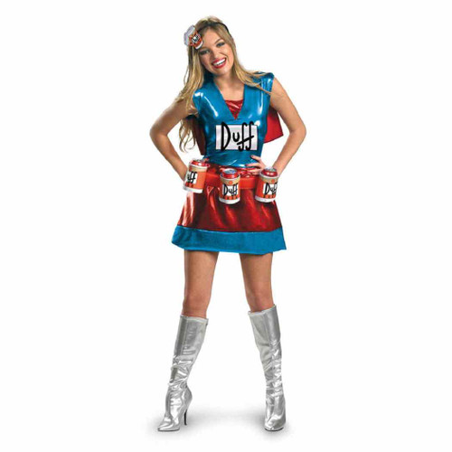 Duffwoman Simpsons Deluxe Adult Costume
