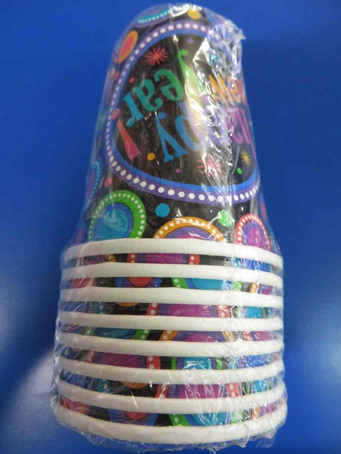 Modern New Year"s Eve Party 9 oz. Paper Cups