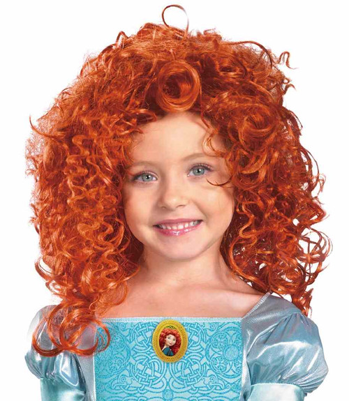 Merida Wig Disney Princess Brave Child Costume Accessory
