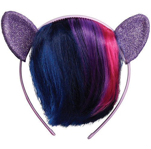 Twilight Sparkle Headpiece w/Hair My Little Pony Movie Child Costume Accessory
