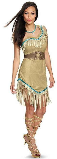 Pocahontas Prestige Disney Deluxe Adult Costume