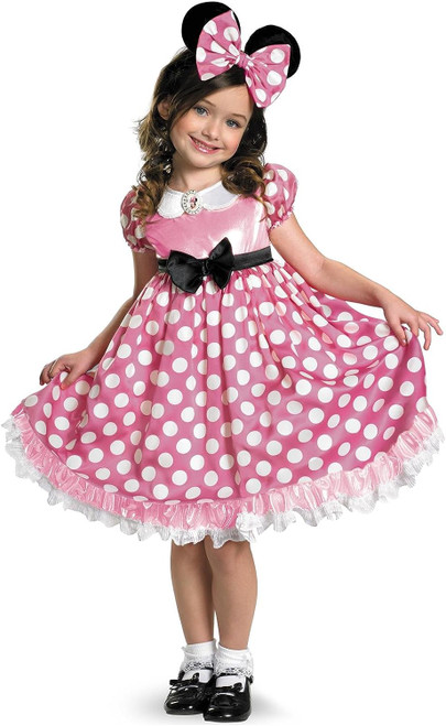 Minnie Mouse Pink Glow-in-the-Dark Dot Disney Child Costume