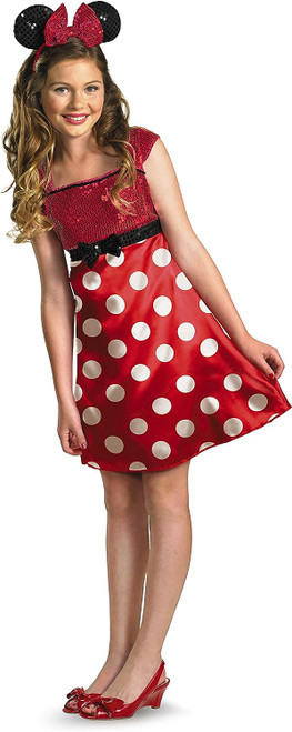 Minnie Mouse Red Tween Disney Child Costume