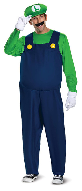 Luigi Deluxe New Nintendo Adult Costume