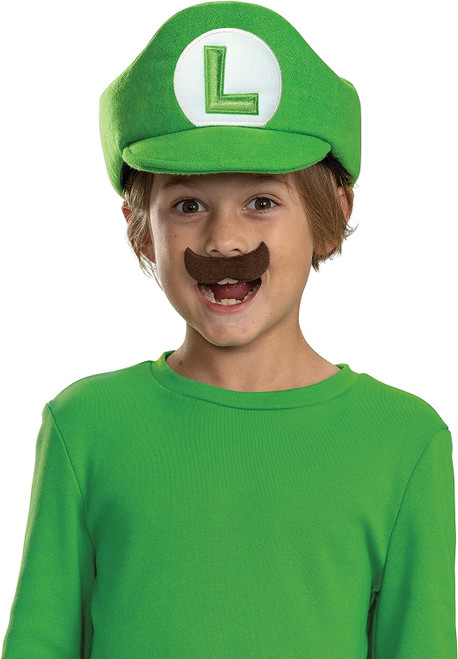 Luigi Kit Elevated Nintendo Super Mario Child Costume Accessory