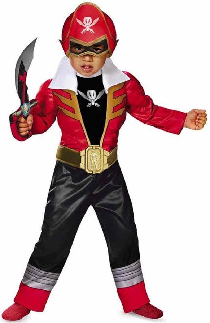 Red Ranger Light-Up Power Rangers Super Megaforce Child Costume