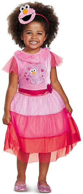 Pink Elmo Dress Classic Sesame Street Child Costume