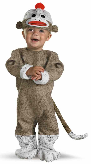 Sock Monkey Too Cute to Spook Toddler Child Costume