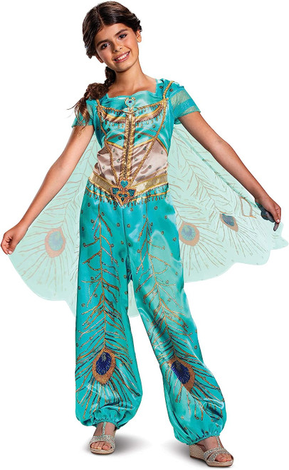 Jasmine Teal Classic Aladdin Movie Child Costume