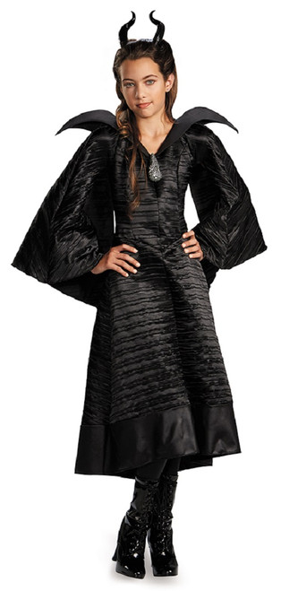 Maleficent Christening Black Gown Deluxe Child Costume