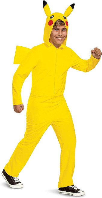 Pikachu Hooded Jumpsuit Classic Pokemon Child Costume