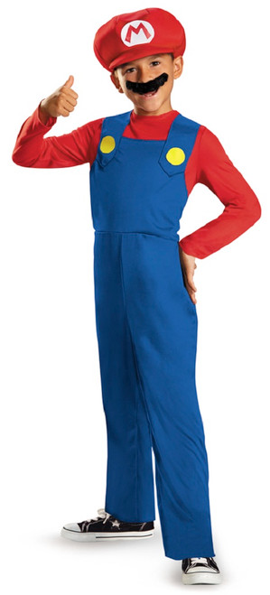 Mario Classic Super Mario Brothers Child Costume