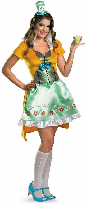 Sassy Mad Hatter Alice in Wonderland Adult Costume