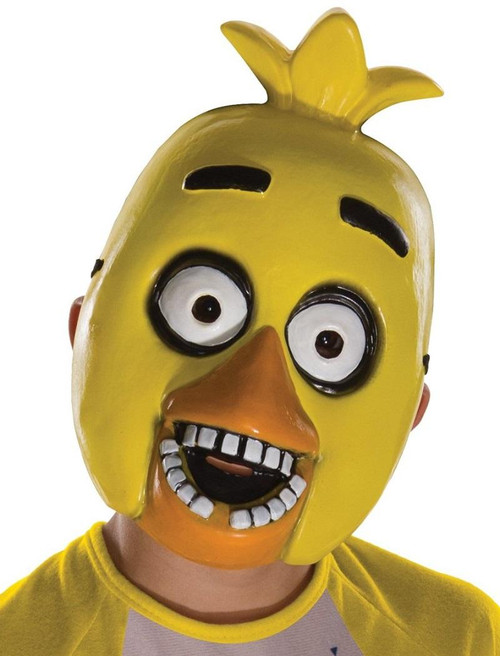 Chica 1/2 Mask Five Nights at Freddy's Child Costume Accessory