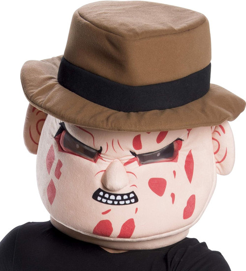 Freddy Oversized Plush Mask Nightmare on Elm Street Adult Costume Accessory
