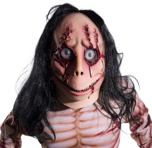 Screen Stalker Mask Creepypasta Adult Costume Accessory