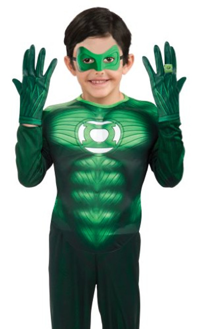 Green Lantern Gloves DC Comics Child Costume Accessory