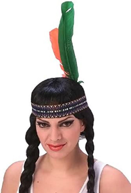 Feather Headband Native American Adult Costume Accessory