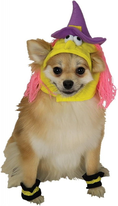 Witch Hood & Cuffs Pet Costume