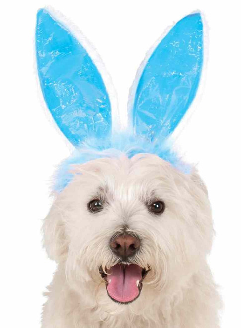 Blue Bunny Ears Pet Costume Accessory