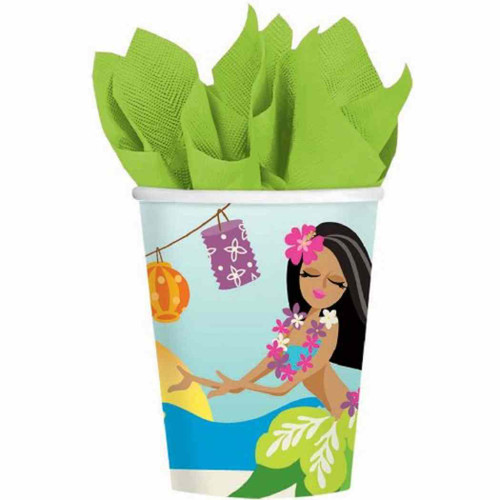 In the Shade Luau Theme Party 9 oz. Paper Cups