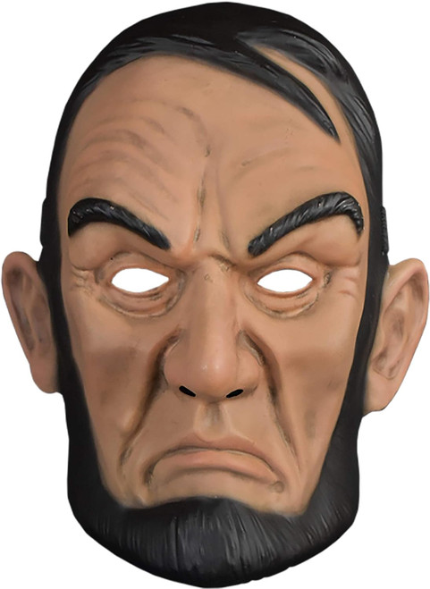 Abe Lincoln Plastic Mask The Purge Adult Costume Accessory