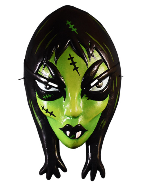 Ghoulena Plastic Mask Toxic Toons Adult Costume Accessory