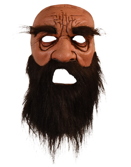 Hairy Latex Mask Don Post Adult Costume Accessory