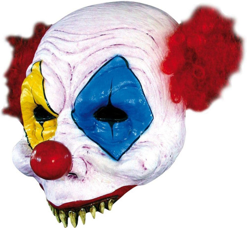 Open Gus Clown Face Mask Adult Costume Accessory