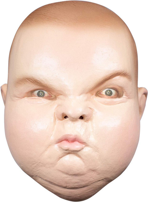 Grumpy Baby Mask Adult Costume Accessory